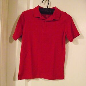BOYS M (10-12) SHORT SLEEVED RED IZOD POLO SHIRT